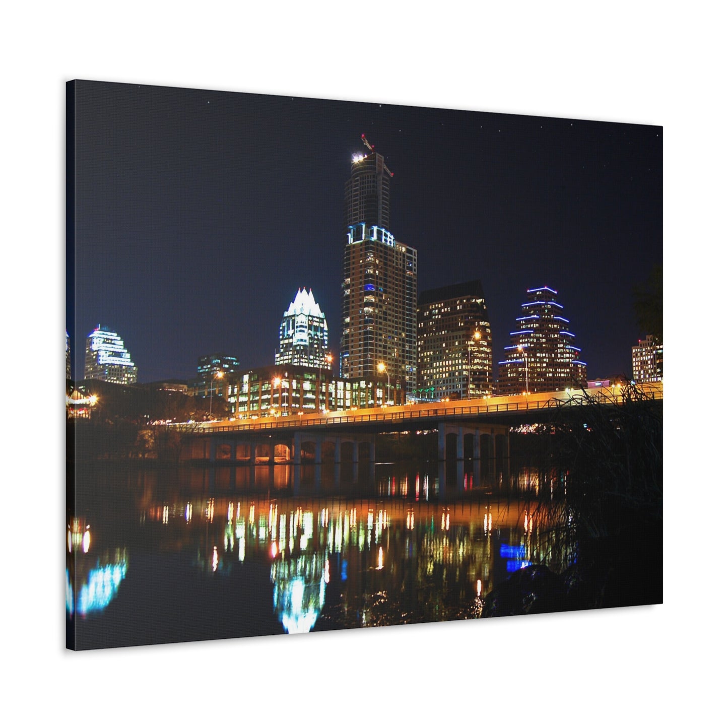 Canvas Print Of Downtown Austin Texas For Wall Art