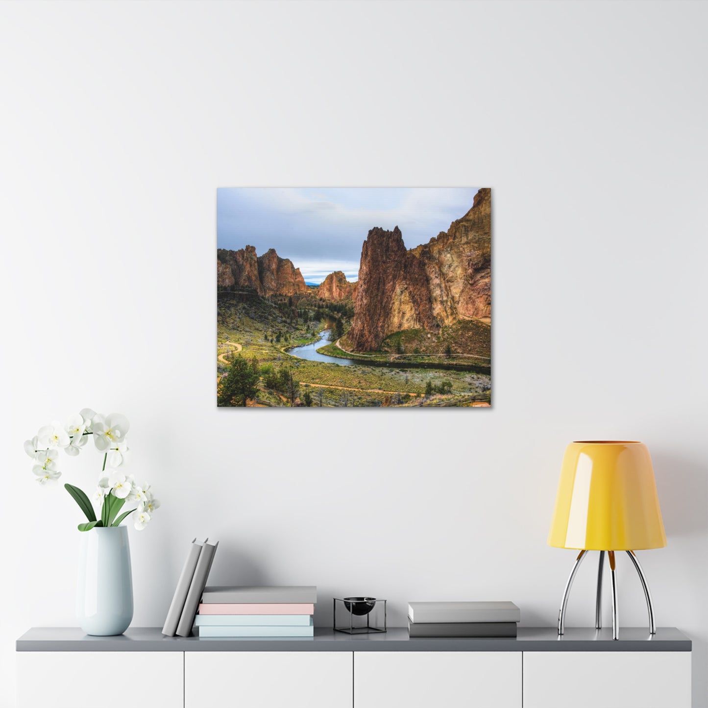 Canvas Print Of Smith Rock In Bend Oregon For Wall Art