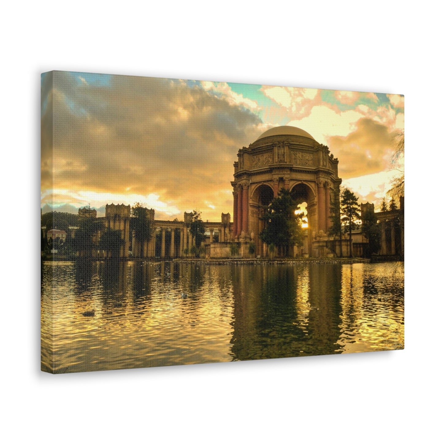 Canvas Print Of Palace Of Fine Arts In San Francisco For Wall Art
