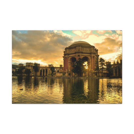 Canvas Print Of Palace Of Fine Arts In San Francisco For Wall Art