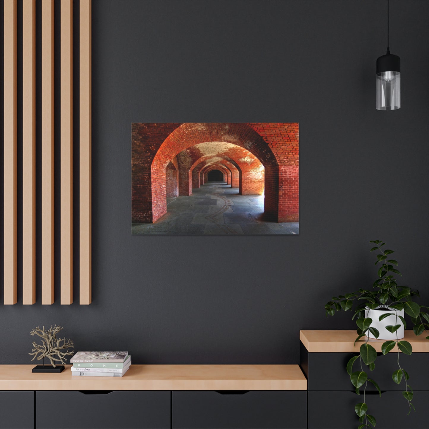 Canvas Print Of The Arches At Fort Point In San Francisco For Wall Art