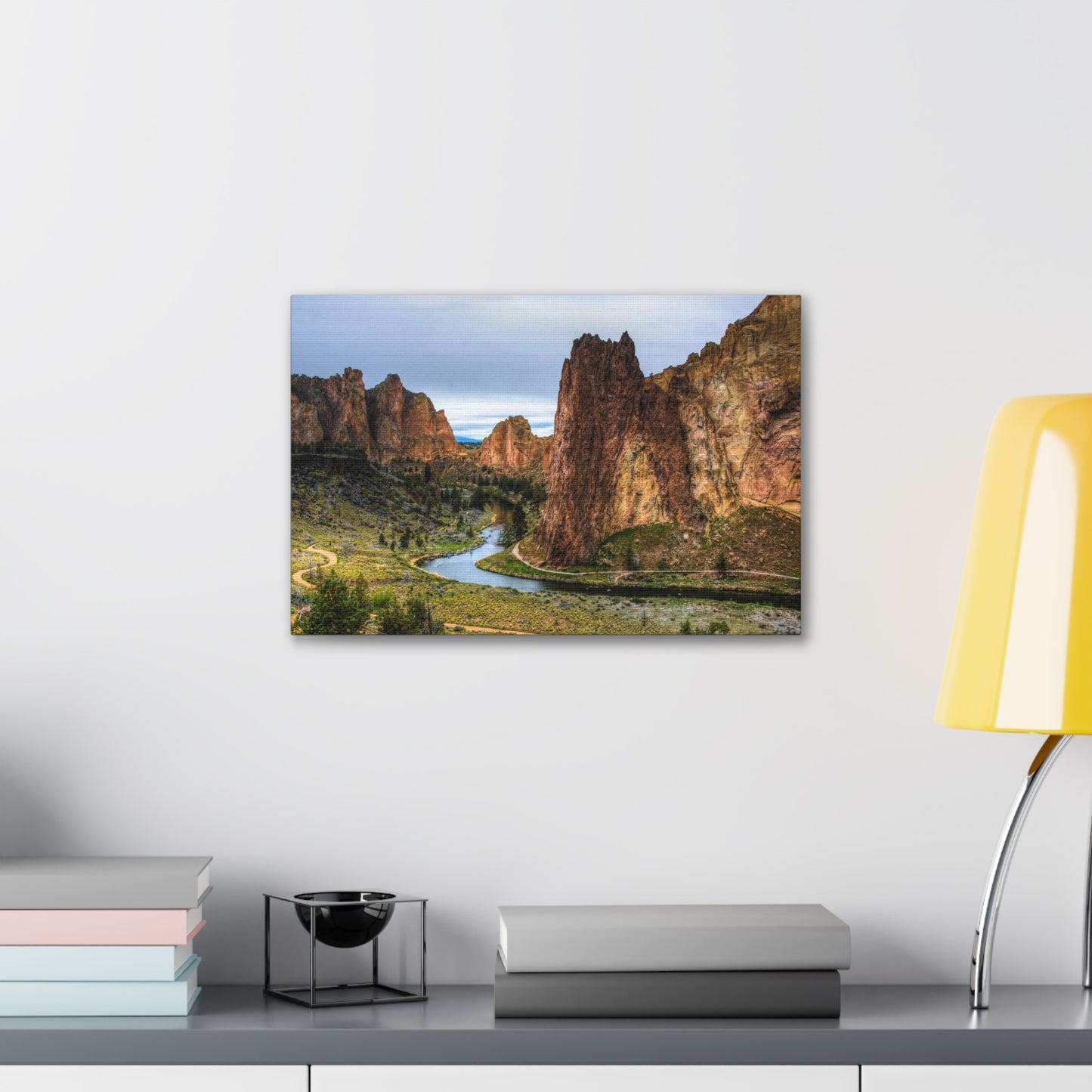 Canvas Print Of Smith Rock In Bend Oregon For Wall Art
