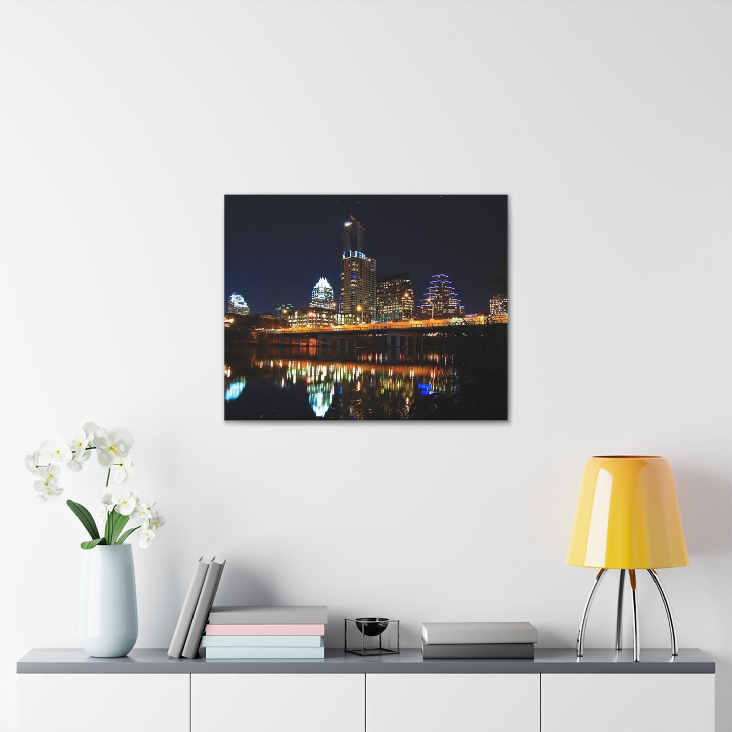 Canvas Print Of Downtown Austin Texas For Wall Art