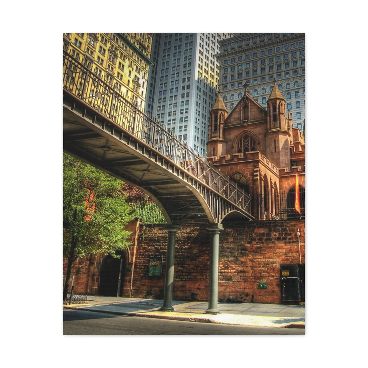 Canvas Print Of Church In New York City For Wall Art