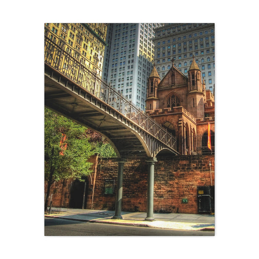 Canvas Print Of Church In New York City For Wall Art