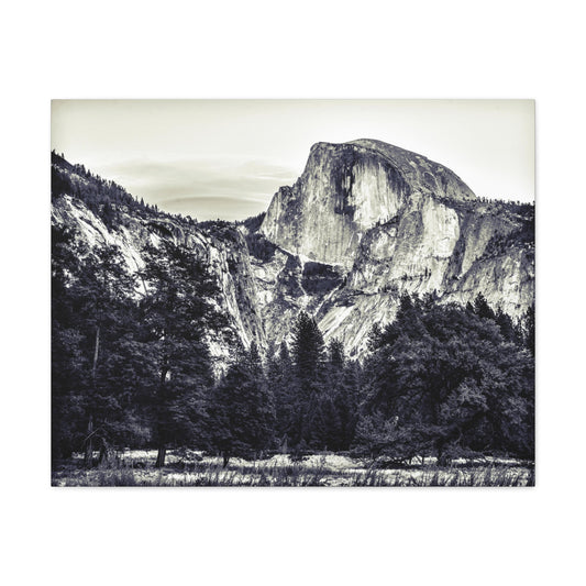Canvas Print Of Half Dome In Yosemite For Wall Art