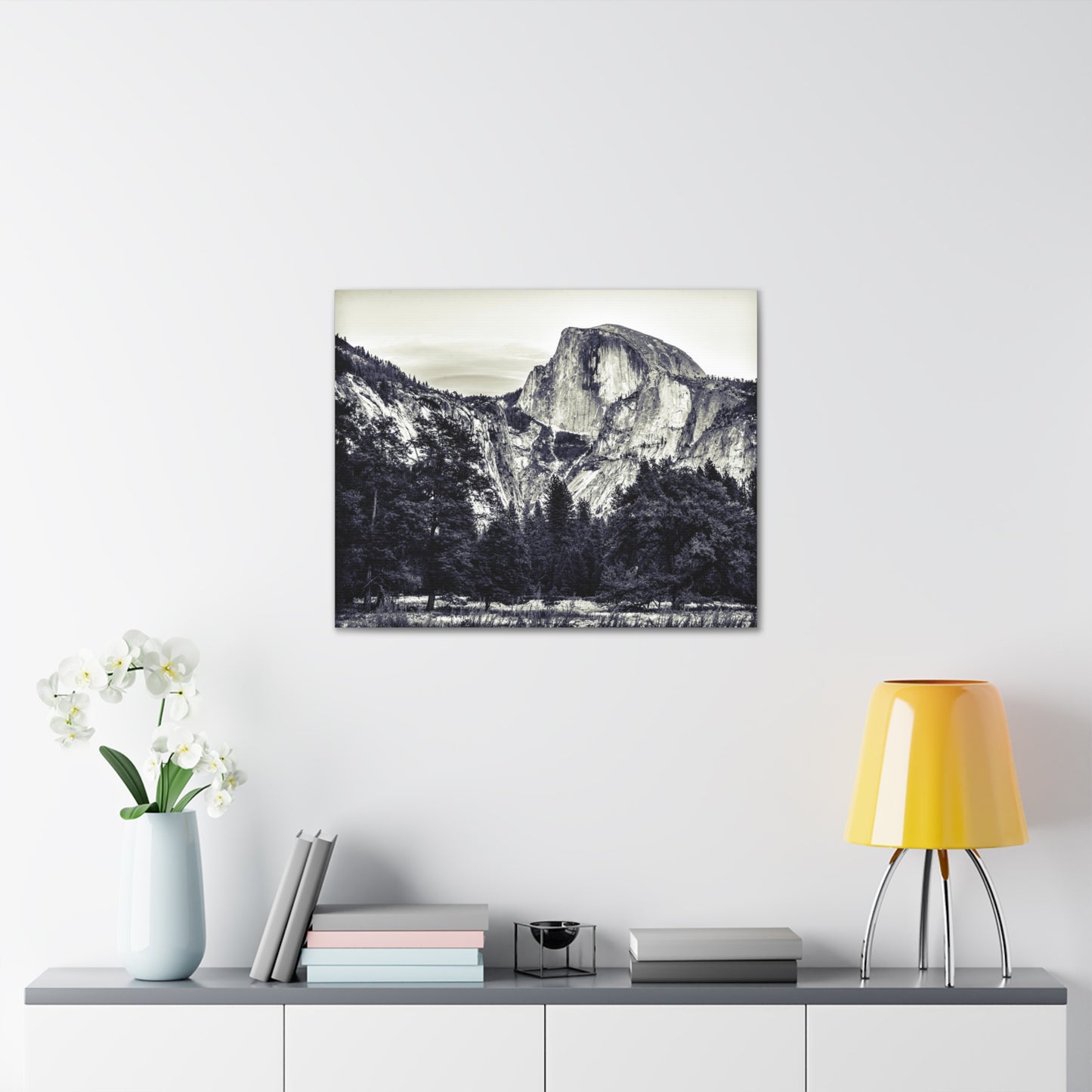 Canvas Print Of Half Dome In Yosemite For Wall Art